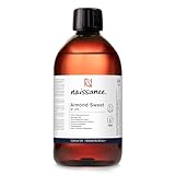Naissance Natürliches Süßes Mandelöl (Nr. 215) 500ml – Vegan, Gentechnikfrei – Ideal zur Haar– und Körperpflege, für Aromatherapie und als Basisöl für Massageöle