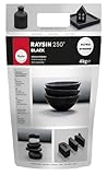 Rayher Gießpulver Raysin 250, schwarz, Gießmasse, Beutel 4 kg, Reliefgießpulver, lufthärtend und geruchslos, 34480576
